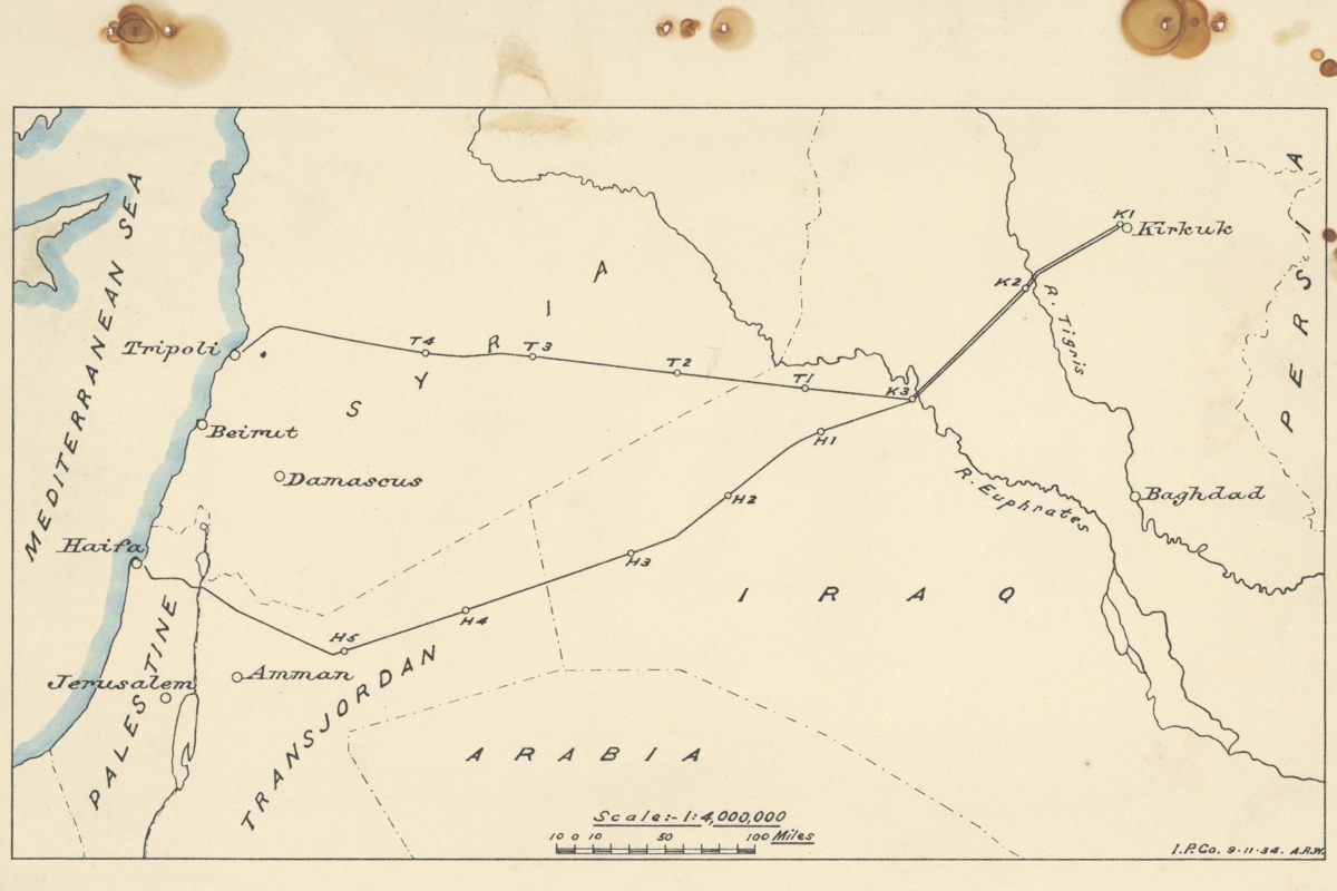 Construction of the Iraq-Mediterranean Oil Pipeline