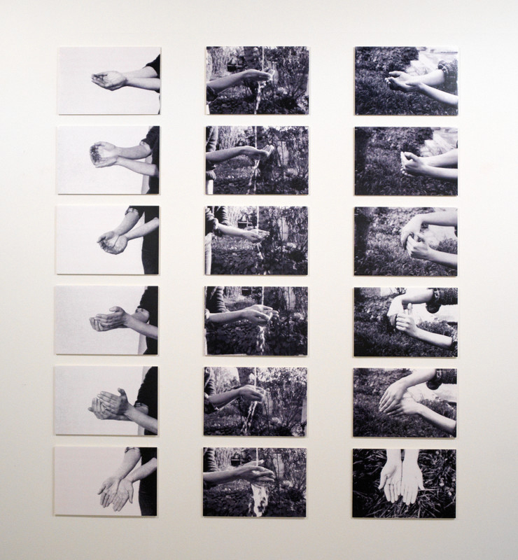 Maria José Oliveira, ‘In the Beginning It Was the Palm of the Hand’, 1978. Installation (24 photographs by Sérgio Pombo). Modern Collection