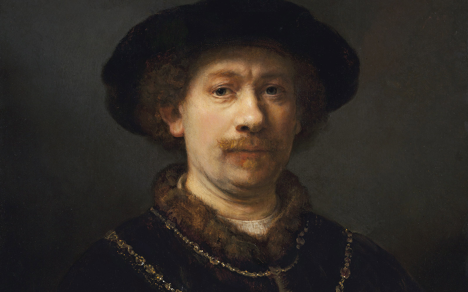 Fine Art in Rap Music: Rembrandt van Rijn, Self-Portrait Wearing a Beret and Two Chains, ca. 1640, Museo Nacional Thyssen-Bornemisza, Madrid, Spain.