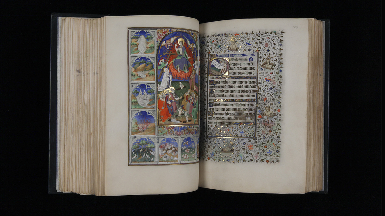 Fig. 2 – Book of Hours of Isabel of Brittany (Lamoignon Hours). Paintings by the Bedford Master (Haincelin de Haguenau) and assistants. Paris, c. 1415-16. Manuscript on parchment. Image: Last Judgement, fol. 122v. Calouste Gulbenkian Museum.