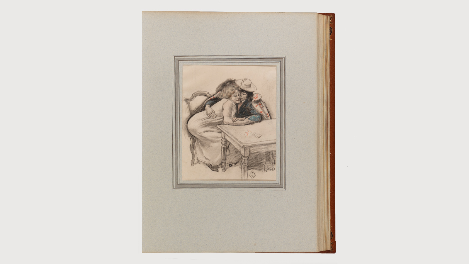 Erastène Ramiro, ‘Faune parisienne. Dessins originaux de Louis Legrand pour l'édition de Gustave Pellet, Paris, 1901’. Paris: Gustave Pellet, Éditeur, 1901. Illustrations by Louis-Auguste-Mathieu Legrand. Calouste Gulbenkian Museum, inv. LM394